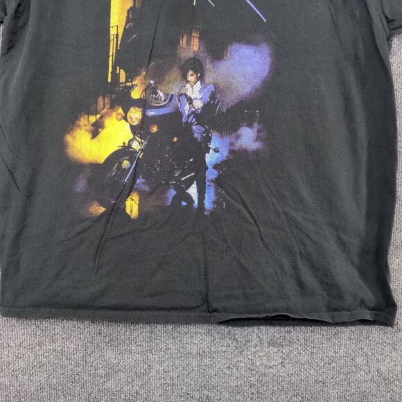 Purple Rain Prince and The Revolution Men's T-Shirt Black L Pullover Crew Neck - Picture 4 of 12